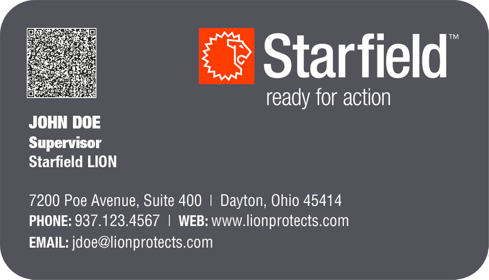 Show details for Starfield LION Business Card